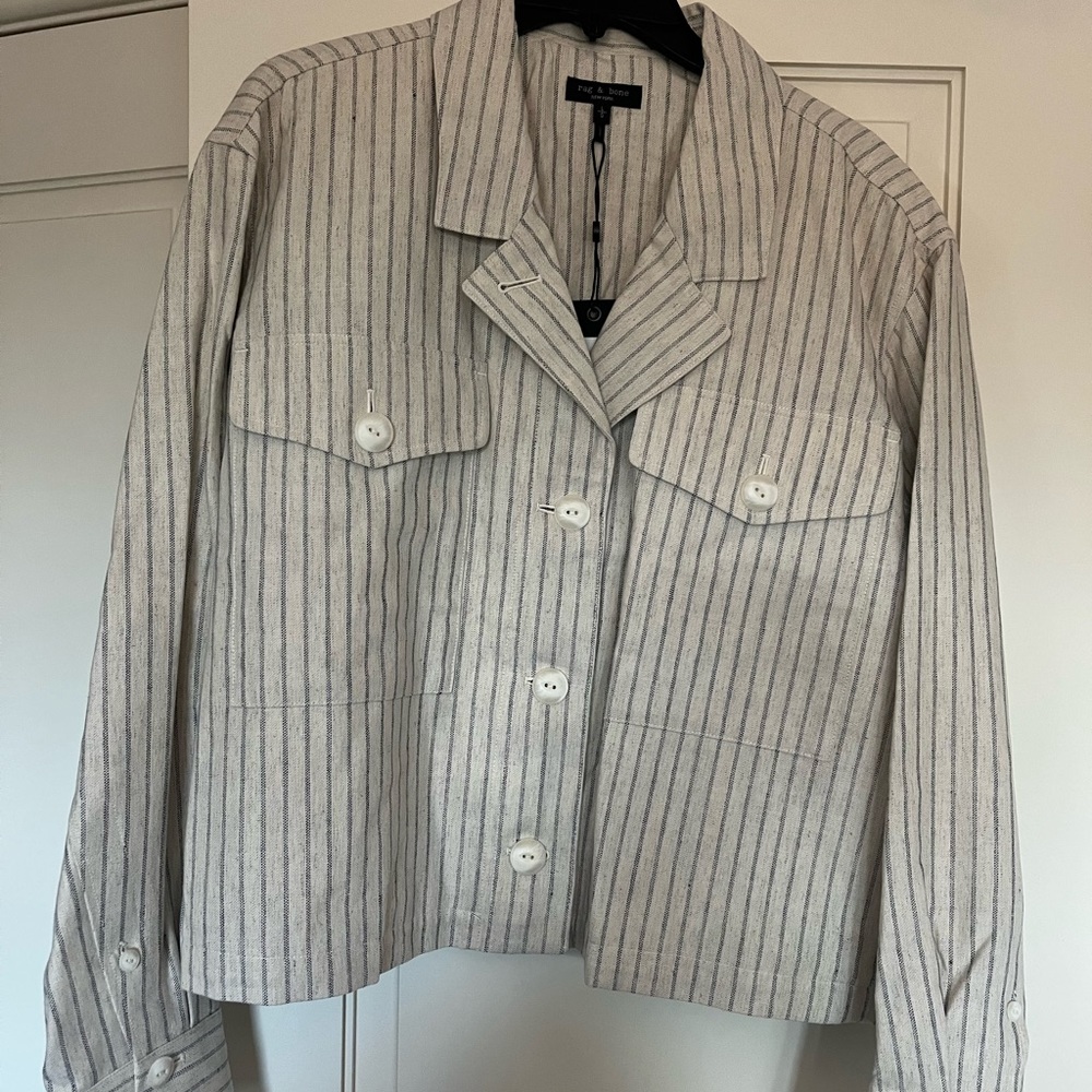 NWT Rag & Bone striped jacket